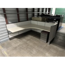 A Used Herman Miller Q Cubicle Workstation