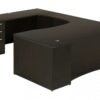 43354 u shaped desk with drawers 2