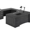 43354 u shaped desk with drawers 3