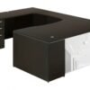 43367 u shaped desk with glass modesty panel 2