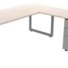 65409 modern l shaped desk with drawers 4