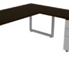65409 modern l shaped desk with drawers 5