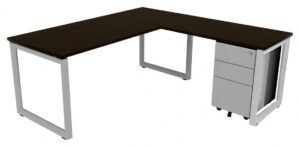 65409 modern l shaped desk with drawers 5