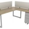 65457 l shaped desk with privacy panels 2