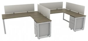 65557 2 person desk with privacy panels 5