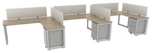 65715 3 person desk with privacy panels 5