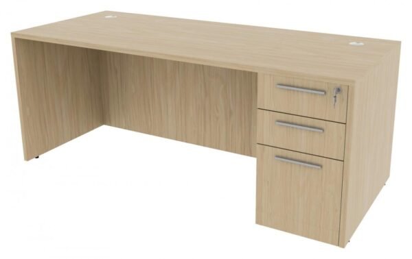 74298 rectangular desk with drawers 5