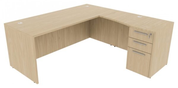 74382 l shaped desk with drawers 5