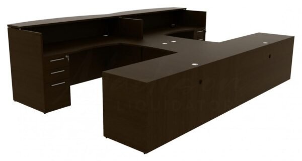 74457 2 person reception desk 5