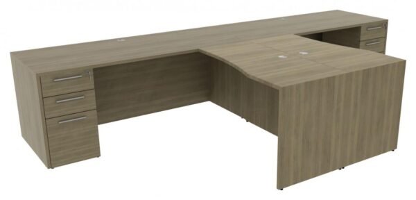 74653 2 person desk with drawers 5