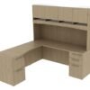 74768 l shaped desk with hutch 1