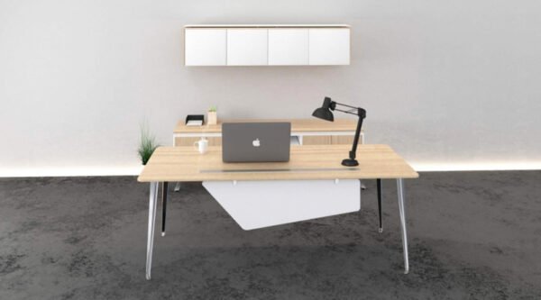 10790 modern rectangular desk with storage 2