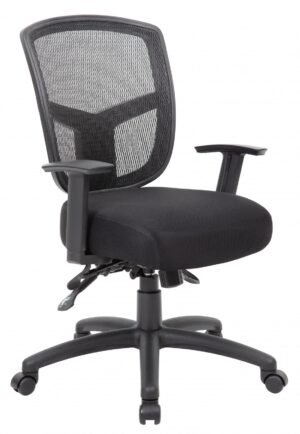 19174 mesh back office chair with arms 1