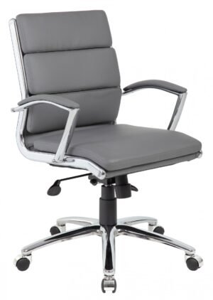 19405 vinyl mid back conference room chair 1