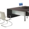 24920 l shaped peninsula desk with glass modesty panel 1