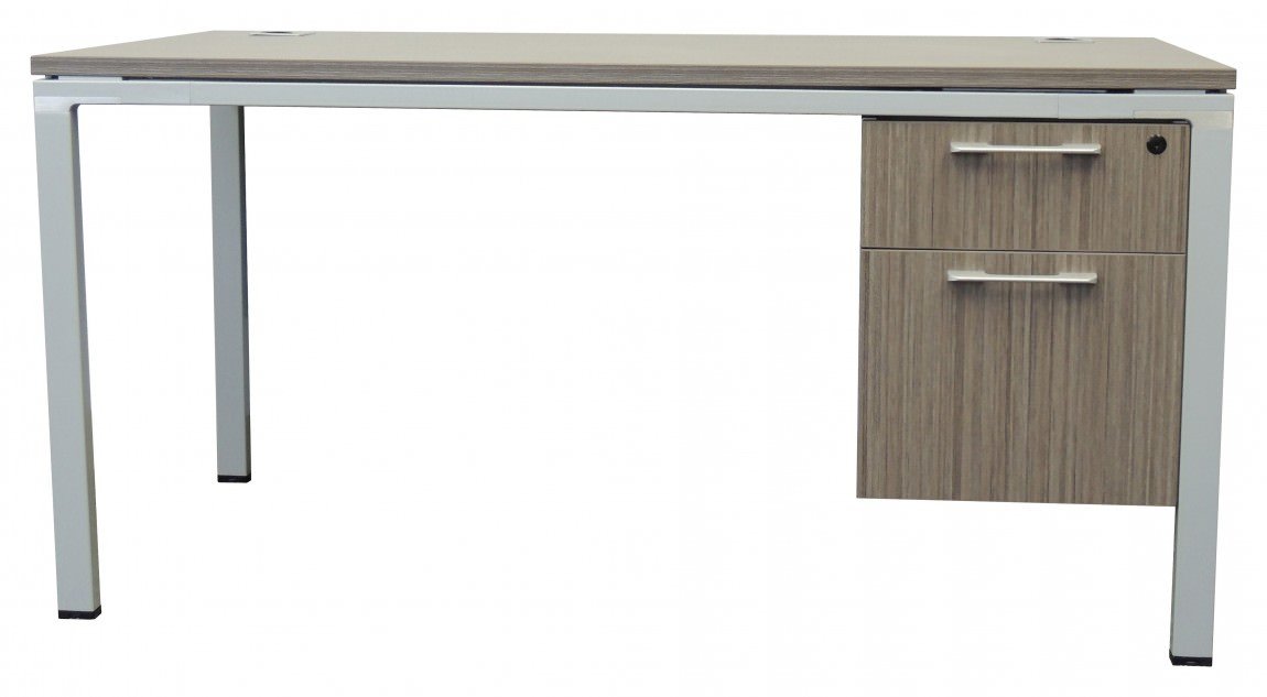 25312 rectangular desk with drawers 1