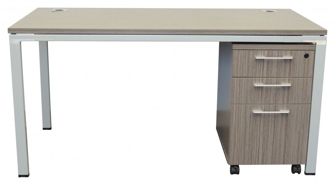 25319 rectangular desk with drawers 1