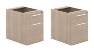 42619 set of 2 drawer hanging pedestals for corp design desks 1