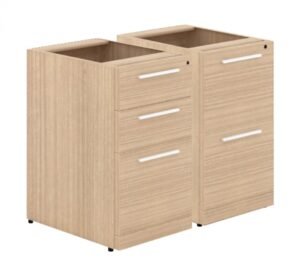 42811 pair of 2 3 pedestal drawers for corp design desks 1