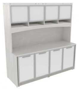 59974 credenza storage cabinet with hutch 1