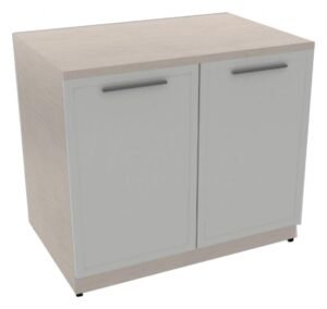 60077 storage cabinet with glass doors 1