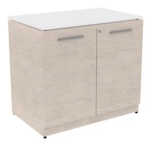 60684 storage cabinet with glass top 1