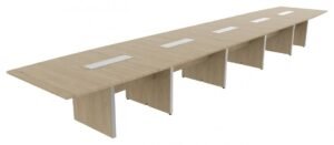 68118 large boat shaped conference table 1