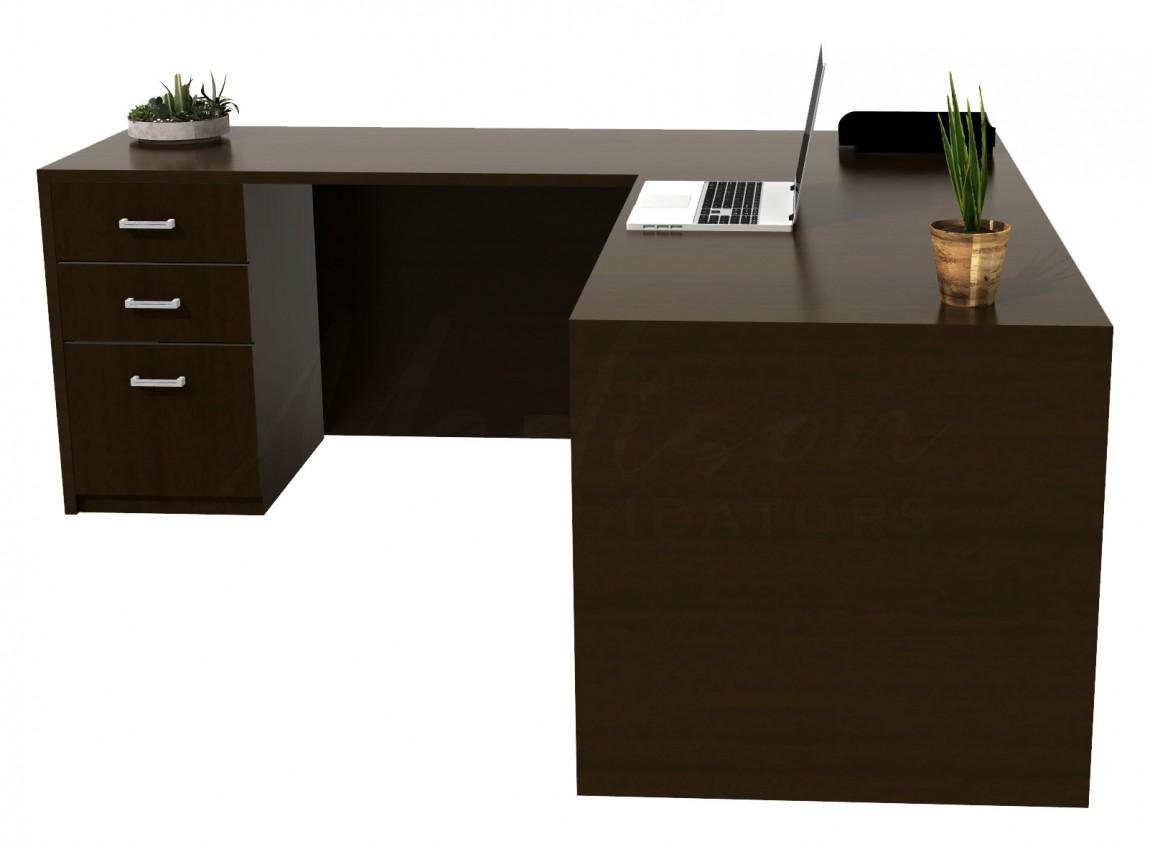 74530 l shaped desk with drawers 2