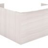 8649 l shaped reception desk with white glass transaction counter 2