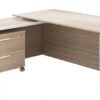 8919 executive l shaped desk with drawers 5