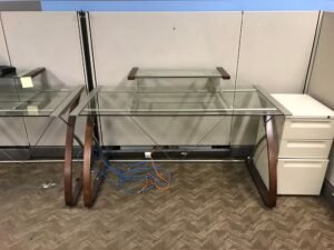 Pre Owned Glass Desk