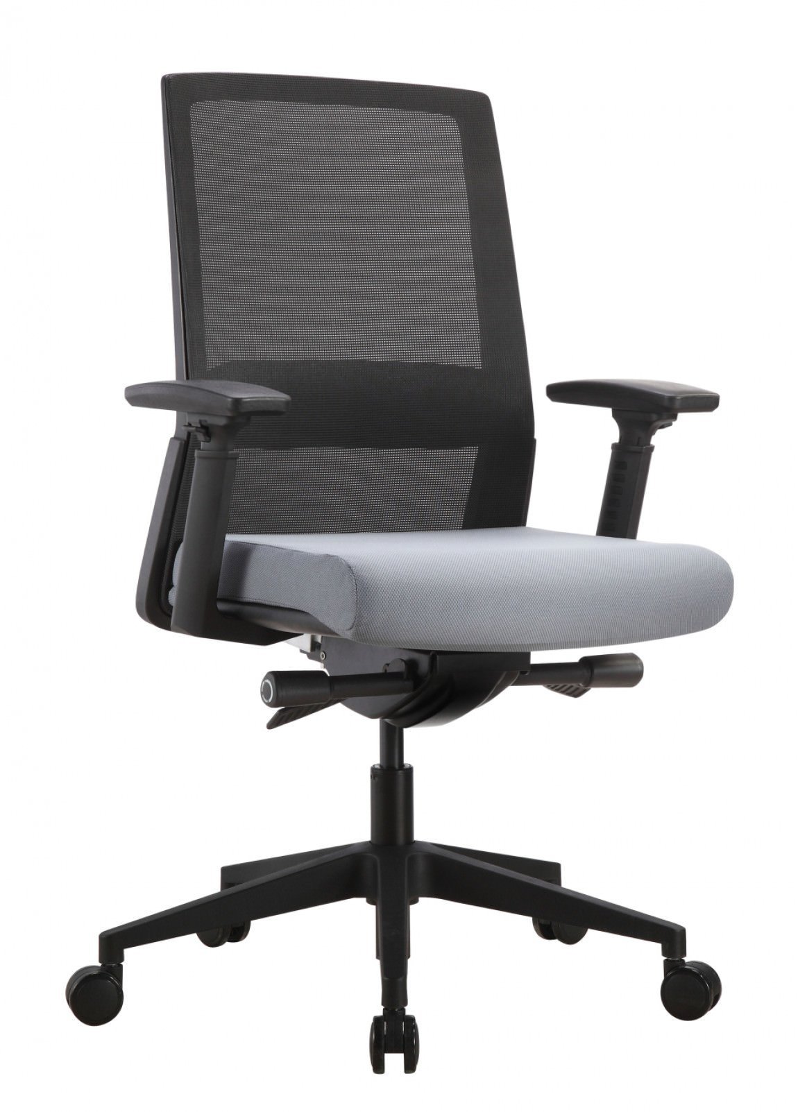 Mesh Back Task Chair with Gray Seat Cover - OC Office Furniture