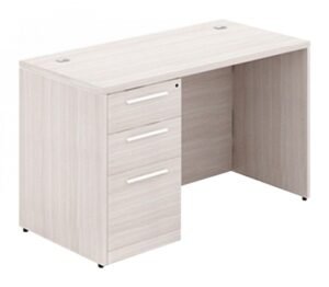 Small Pedestal Desk with Drawers