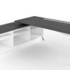 OC Office Furniture | Modern L Shaped Desk with Side Storage