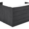 OC Office Furniture | L Shaped Reception Desk with White Glass Transaction Counter