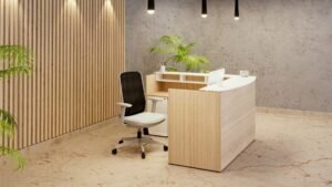 Modern L Shaped Reception Desk