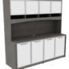 OC Office Furniture | Credenza Storage Cabinet with Hutch