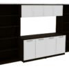 OC Office Furniture | Storage Credenza with Bookcases and Hutch