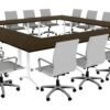 OC Office Furniture | Square Training Table Set