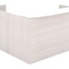 OC Office Furniture | L Shaped Reception Desk with White Glass Transaction Counter