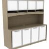 OC Office Furniture | Credenza Storage Cabinet with Hutch