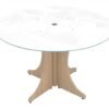 OC Office Furniture | Large Round Table with Glass Top
