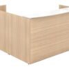 OC Office Furniture | L Shaped Reception Desk with White Glass Transaction Counter