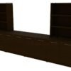 OC Office Furniture | Credenza Wall Unit with Open Shelf Storage