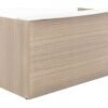 OC Office Furniture | Reception Desk with White Glass Transaction Counter