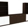 OC Office Furniture | Credenza Wall Unit with Open Shelf Storage OC Office Furniture | Credenza Wall Unit with Open Shelf Storage