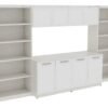 OC Office Furniture | Storage Credenza with Bookcases and Hutch