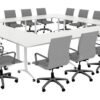OC Office Furniture | Square Training Table Set