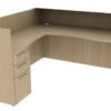 OC Office Furniture | L Shaped Reception Desk with Drawers