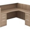 OC Office Furniture | L Shaped Reception Desk with Drawers